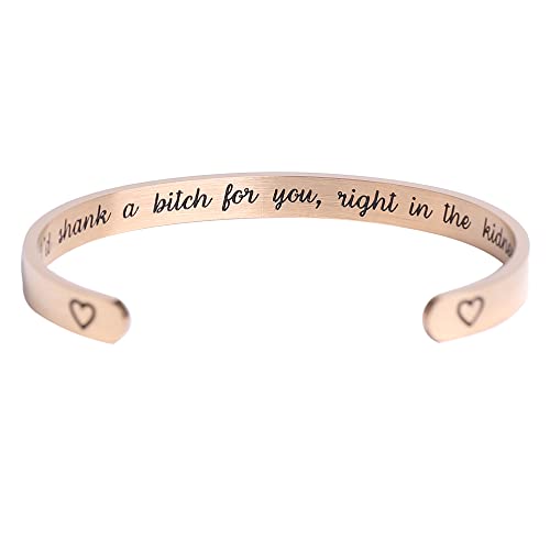 Friend Gifts for Women Funny Small Gifts for Women Best Friend Birthday Female Friendship Gifts for Women Friends Bestie BFF Sister Woman Her - Fun Hidden Message Bracelet