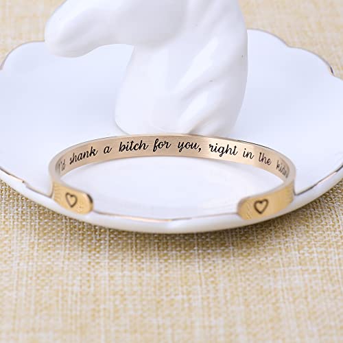 Friend Gifts for Women Funny Small Gifts for Women Best Friend Birthday Female Friendship Gifts for Women Friends Bestie BFF Sister Woman Her - Fun Hidden Message Bracelet