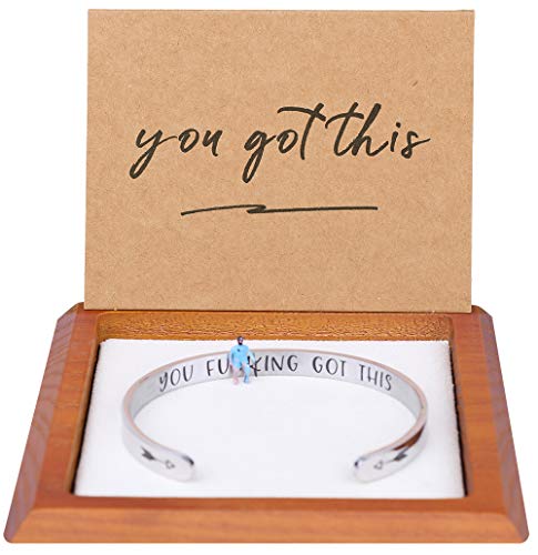 Friend Gifts for Women Funny Small Gifts for Women Best Friend Birthday Female Friendship Gifts for Women Friends Bestie BFF Sister Woman Her - Fun Hidden Message Bracelet