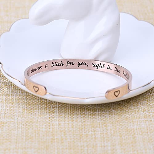 Friend Gifts for Women Funny Small Gifts for Women Best Friend Birthday Female Friendship Gifts for Women Friends Bestie BFF Sister Woman Her - Fun Hidden Message Bracelet