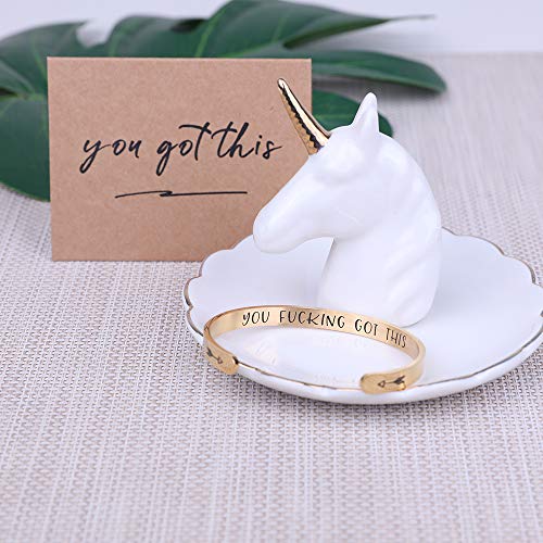 Friend Gifts for Women Funny Small Gifts for Women Best Friend Birthday Female Friendship Gifts for Women Friends Bestie BFF Sister Woman Her - Fun Hidden Message Bracelet