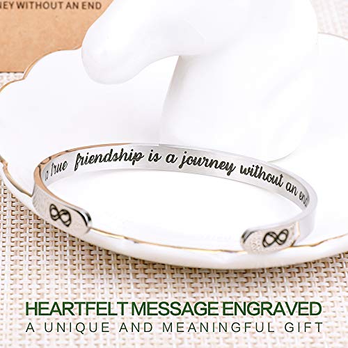 Friend Gifts for Women Funny Small Gifts for Women Best Friend Birthday Female Friendship Gifts for Women Friends Bestie BFF Sister Woman Her - Fun Hidden Message Bracelet