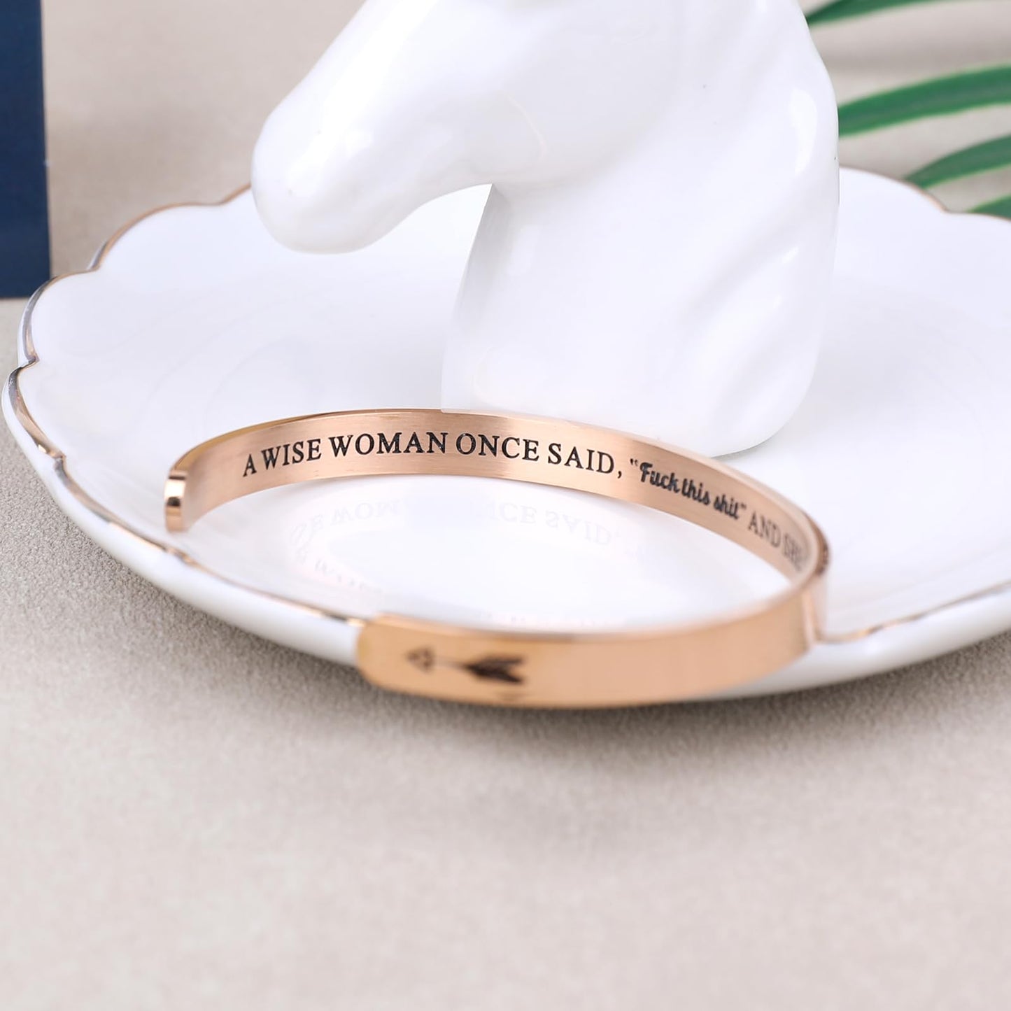 Friend Gifts for Women Funny Small Gifts for Women Best Friend Birthday Female Friendship Gifts for Women Friends Bestie BFF Sister Woman Her - Fun Hidden Message Bracelet