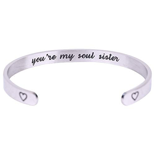 Friend Gifts for Women Funny Small Gifts for Women Best Friend Birthday Female Friendship Gifts for Women Friends Bestie BFF Sister Woman Her - Fun Hidden Message Bracelet