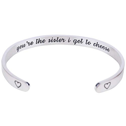 Friend Gifts for Women Funny Small Gifts for Women Best Friend Birthday Female Friendship Gifts for Women Friends Bestie BFF Sister Woman Her - Fun Hidden Message Bracelet