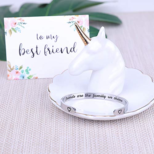 Friend Gifts for Women Funny Small Gifts for Women Best Friend Birthday Female Friendship Gifts for Women Friends Bestie BFF Sister Woman Her - Fun Hidden Message Bracelet