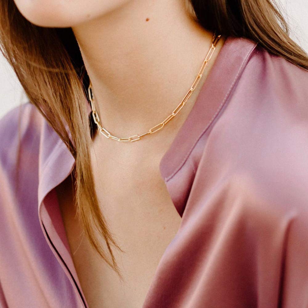 Dainty Layered Initial Necklaces for Women - Teen Girl Gifts for Women Simple Cute Letter Initial T Necklace Choker Necklace Gold Layered Necklaces for Women Girls